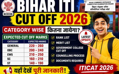 Bihar ITI cut off 2026